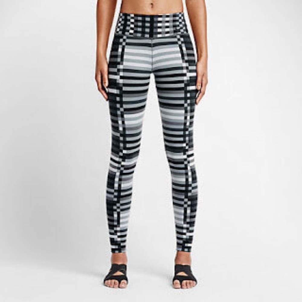 Nike Legendary Lattice Running Tights Leggings Size Small